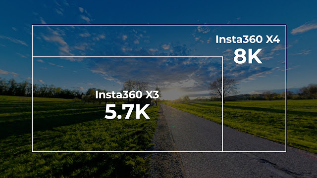 کیفیت تصویر اینستا 360 x5